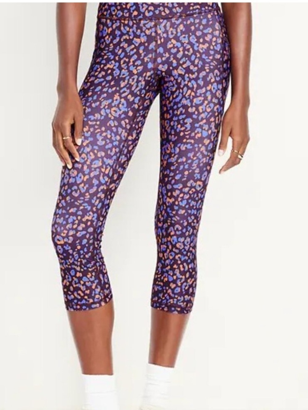 Old Navy High-Waisted PowerSoft Crop Pocket Leggings | Size M NEW